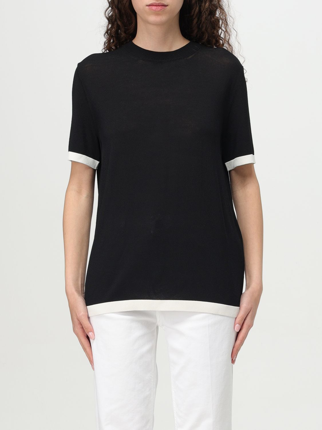 Shop 's Max Mara T-shirt Woman Color Black