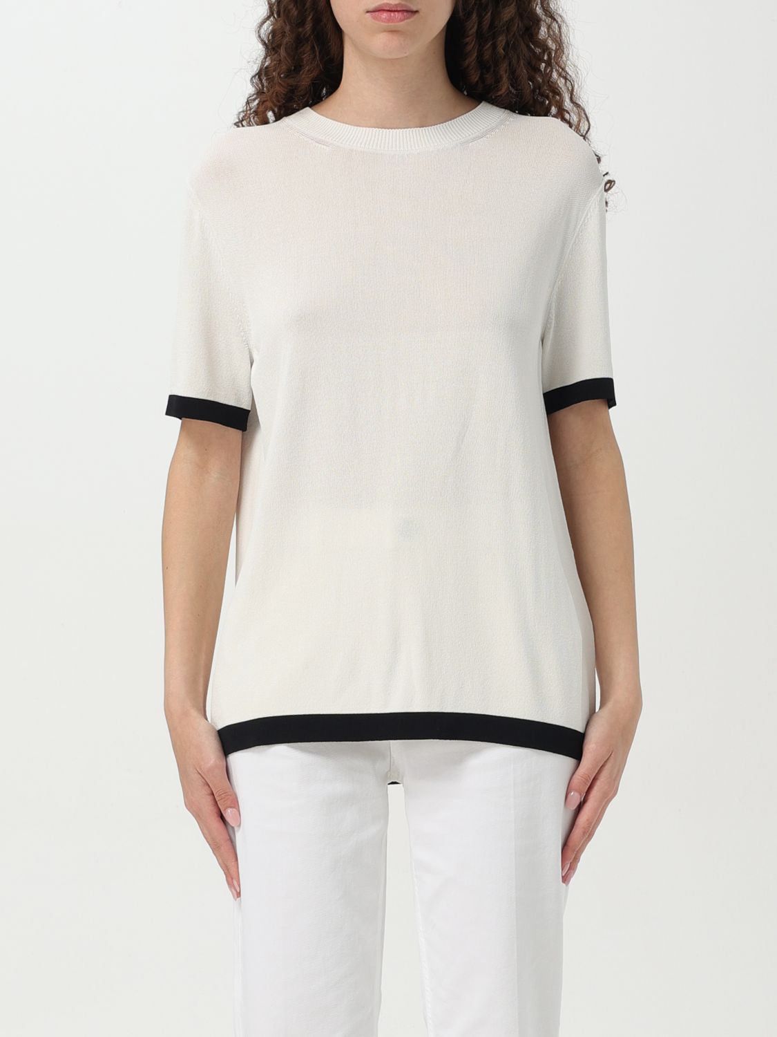 S Max Mara T-shirt ' Woman Color Beige In Beige