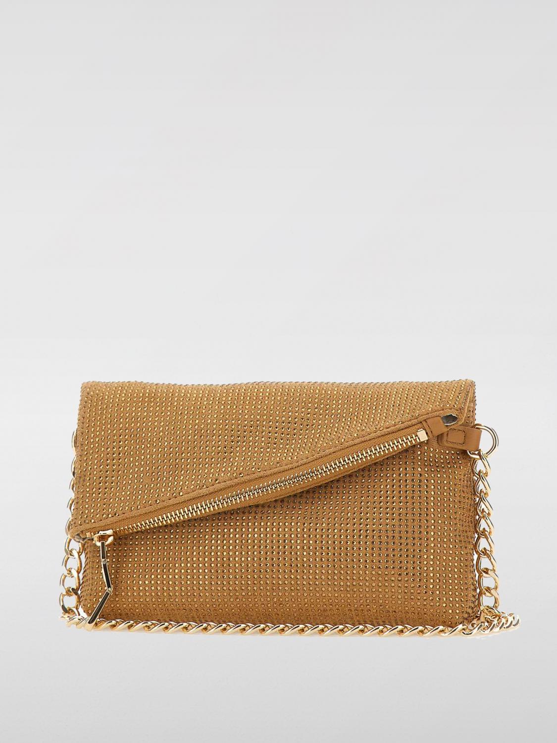 Liu •jo Liu Jo Omusa Caramel Beaded Shoulder Bag In Brown