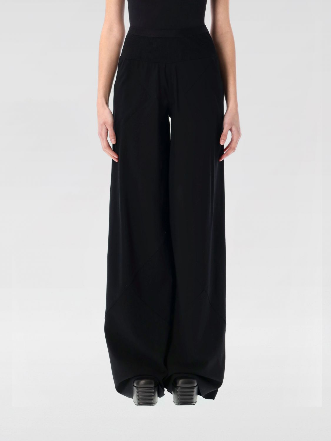 Rick Owens Blue Hollywood Bolan Bootcut Jeans In Black