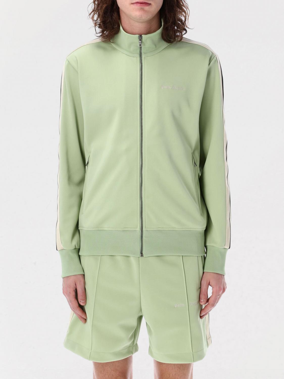 PALM ANGELS SWEATSHIRT PALM ANGELS MEN COLOR SAGE G79537036
