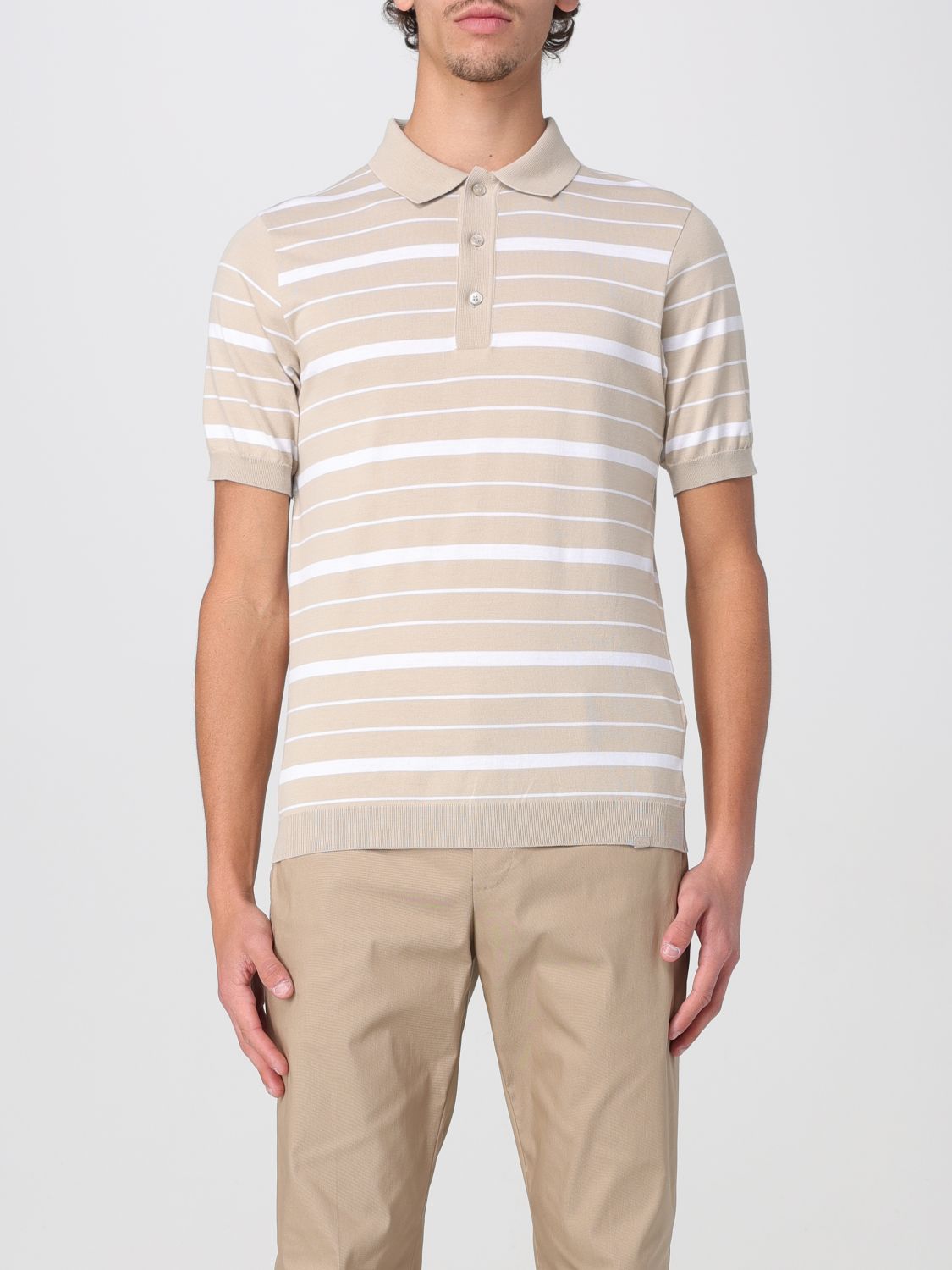 PAUL & SHARK POLO SHIRT PAUL & SHARK MEN COLOR BEIGE G79574022