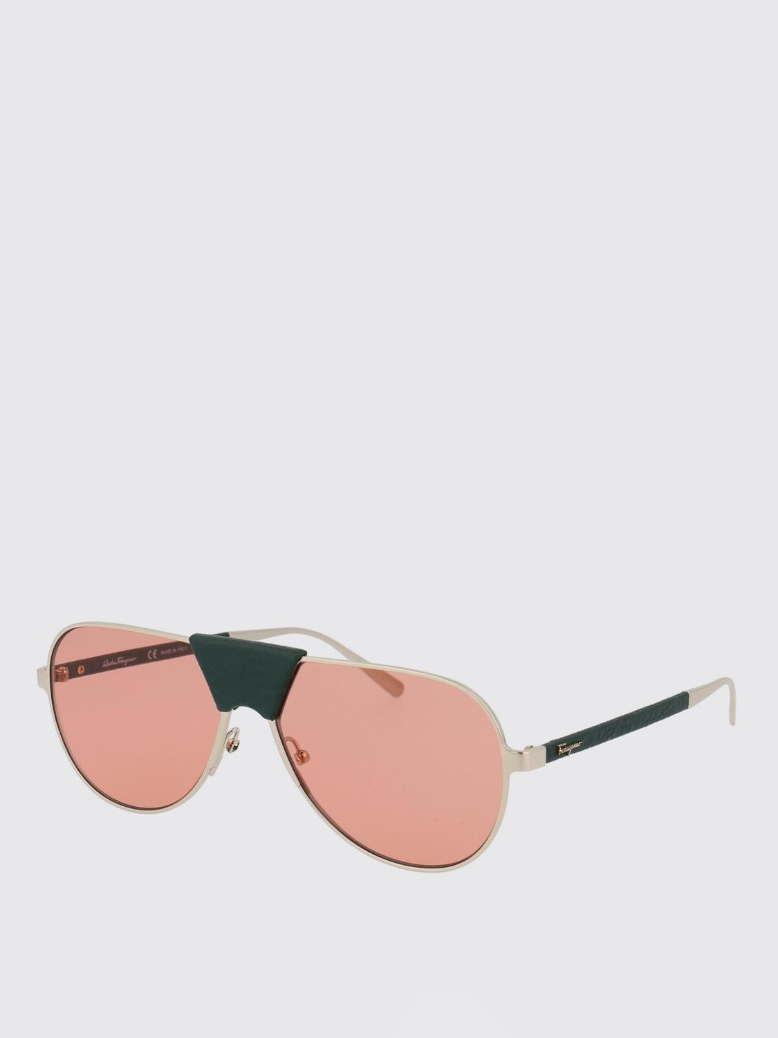 FERRAGAMO women's sunglasses color gold