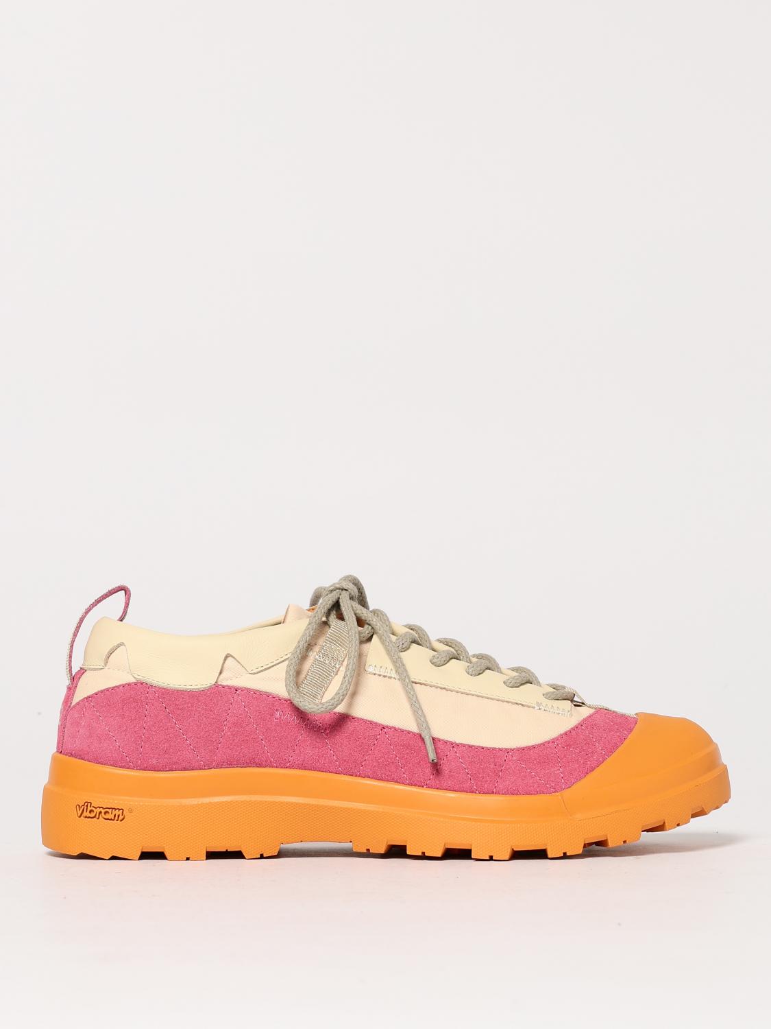 Ranra Panelled Sneakers In Orange