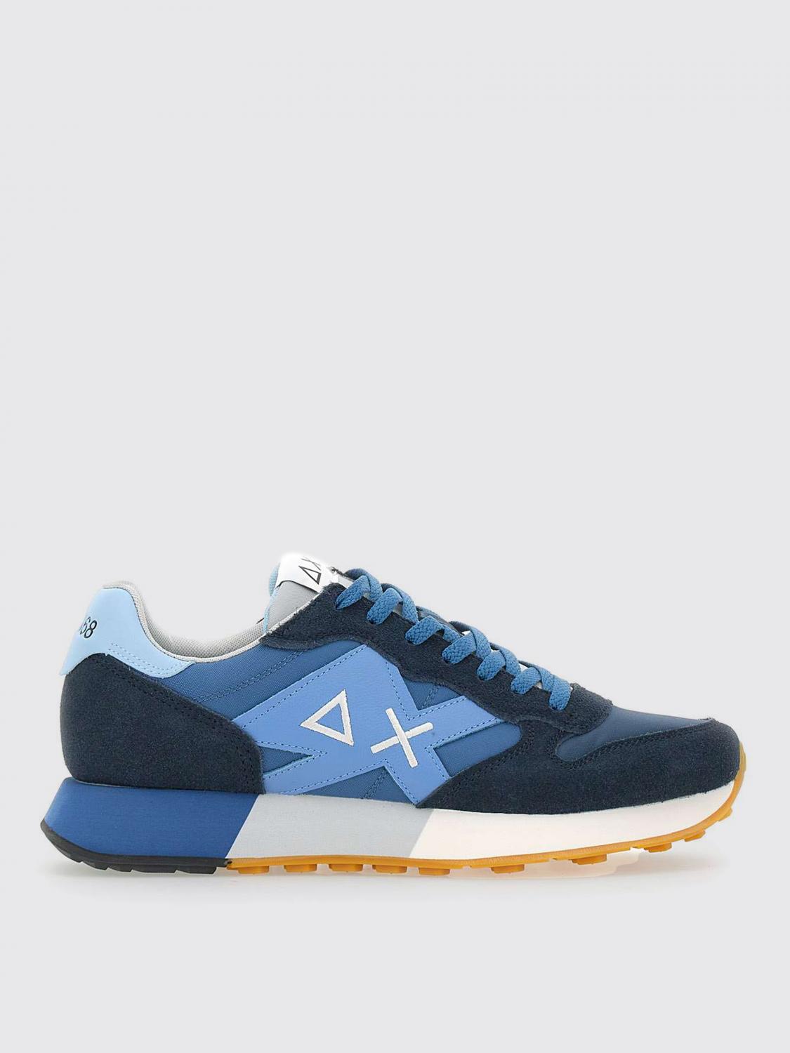 Sun 68 Sun68 Jaki 2.0 Bicolour Sneakers In Blue