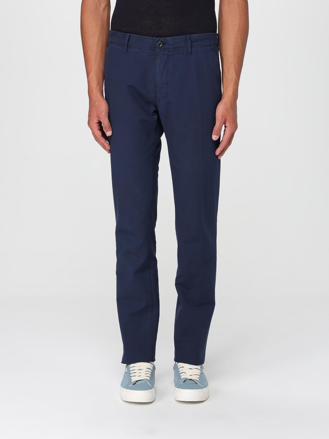 Incotex Slim Chino Pants In Blue