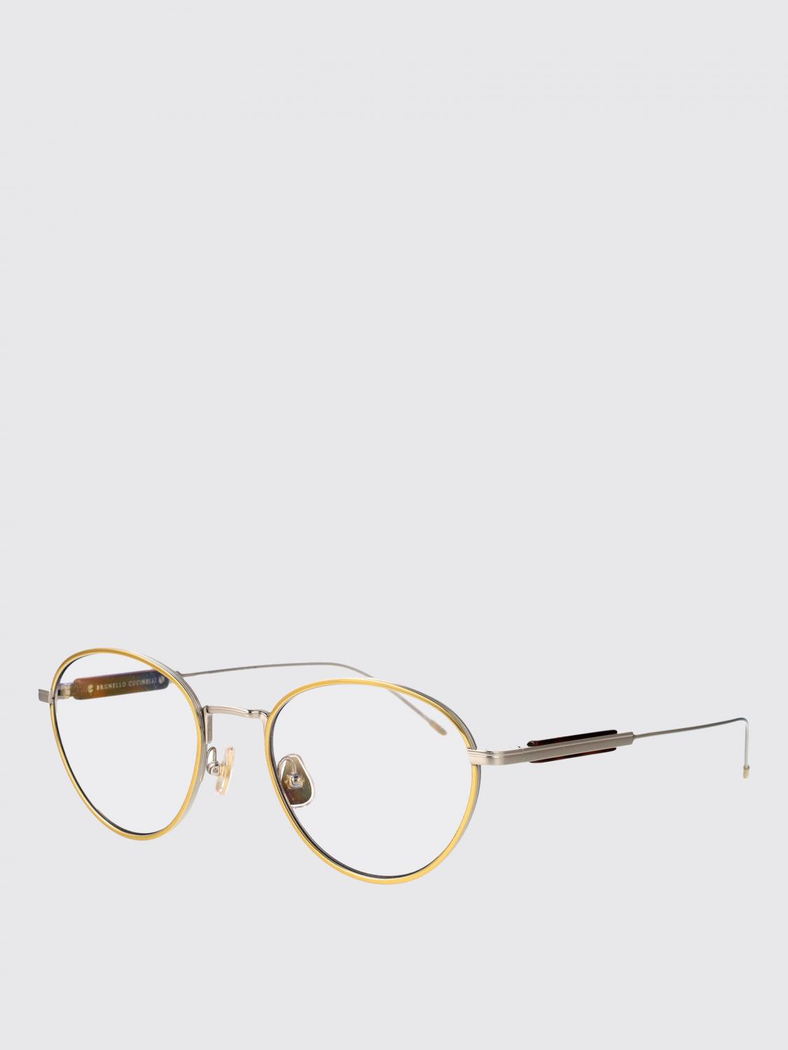 BRUNELLO CUCINELLI BRUNELLO CUCINELLI Optical Frames Men color Silver　BRUNELLO CUCINELLI オプティカル フレーム メンズ カラー シルバー