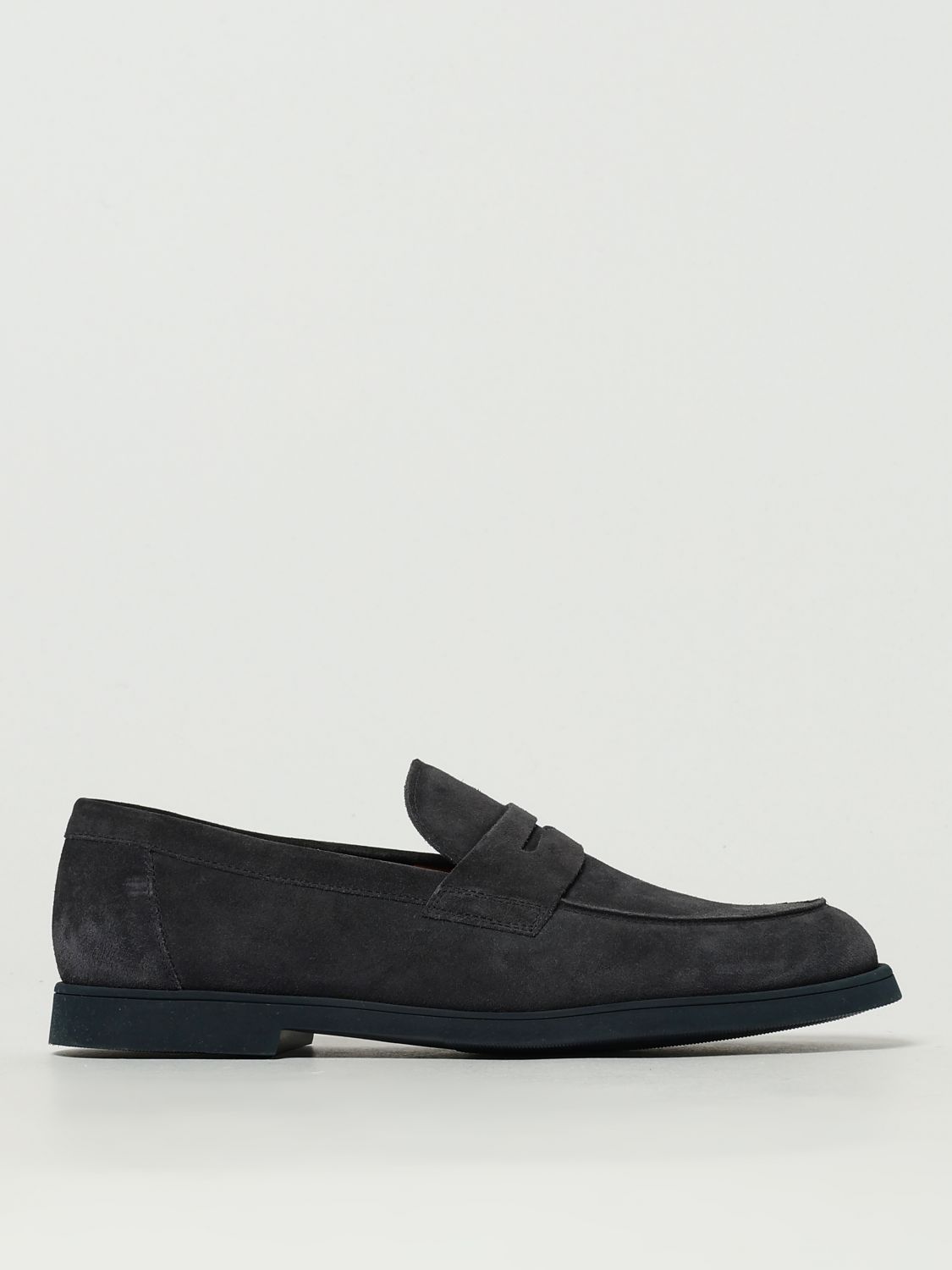 Doucal's 'standford' Black Slip-on Loafers In Black