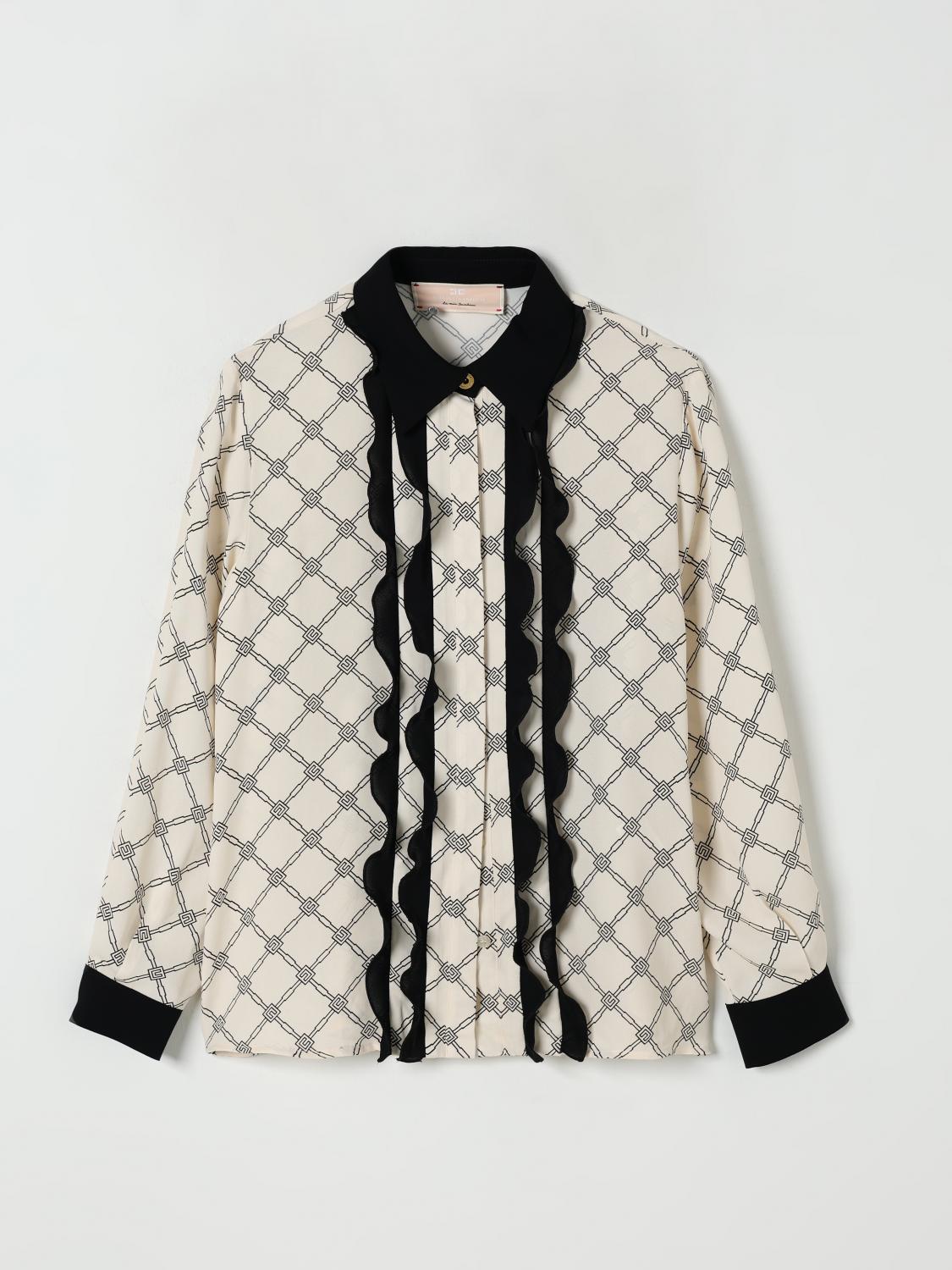 Elisabetta Franchi La Mia Bambina Bluse Kinder Farbe Butter