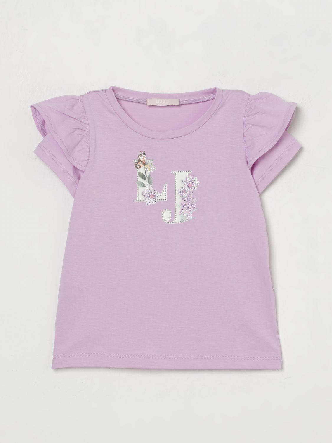 Shop Liu •jo T-shirt Liu Jo Kids Color Wisteria