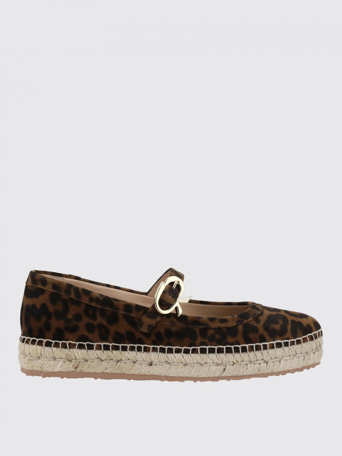 Gianvito Rossi Leopard-print Suede Espadrilles In Savannah
