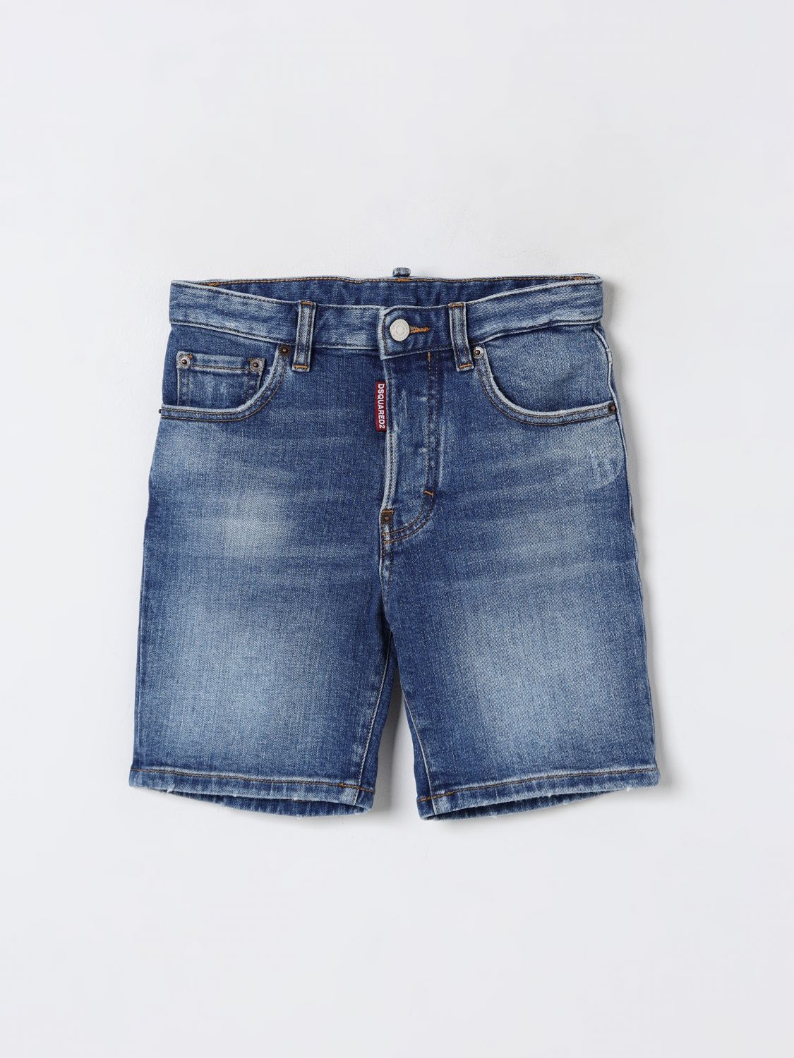 DSQUARED2 SHORT DSQUARED2 KIDS COLOR DENIM G80235028