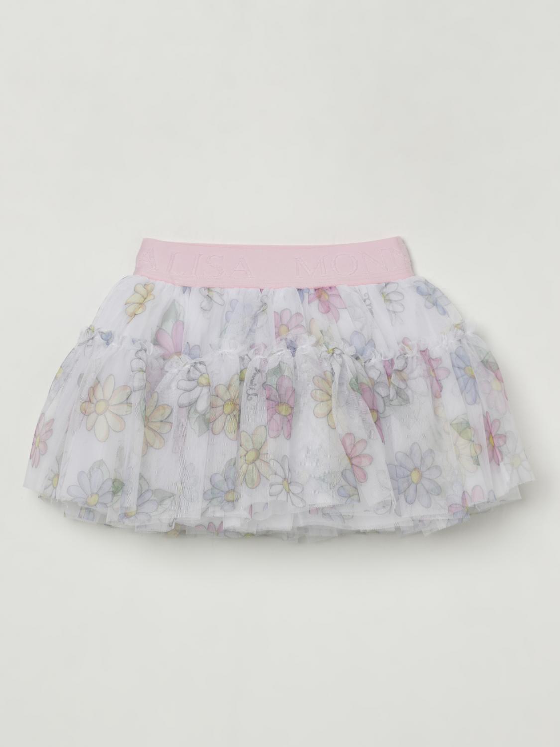 Monnalisa Gonna  Bambino Colore Bianco