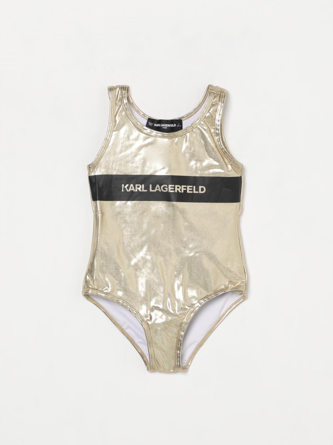 Karl Lagerfeld Swimsuit Kids Kids Color Yellow In Yellow