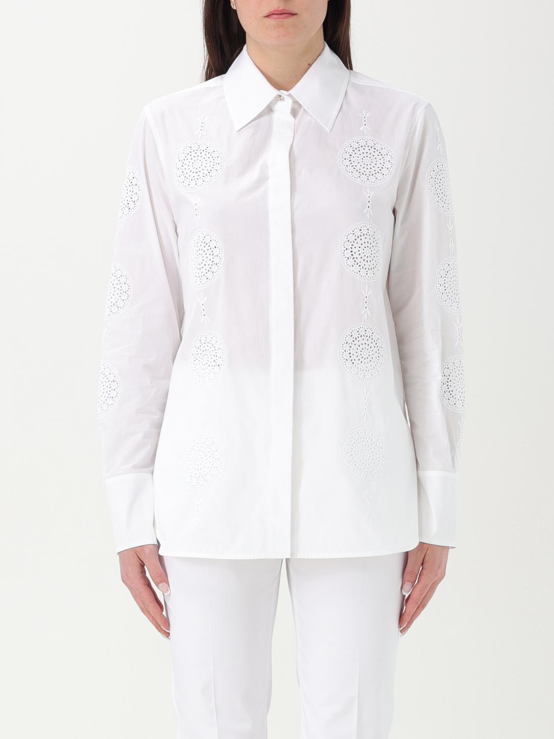 Max Mara Shirt Woman Color White In White