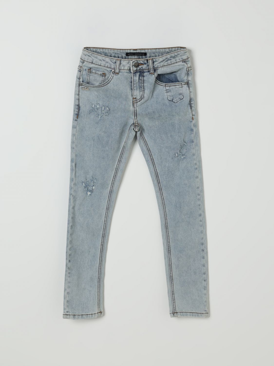 Daniele Alessandrini Jeans  Kids Color Gnawed Blue