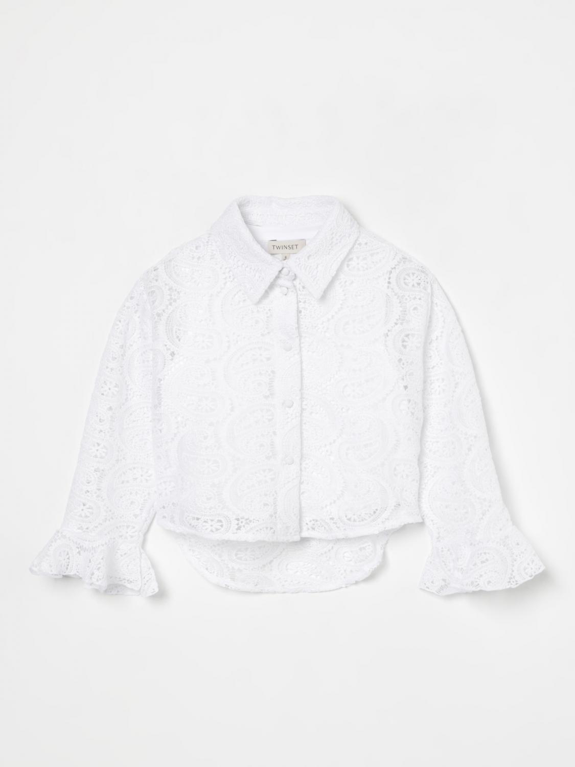 Twinset Shirt Kids Color White In White