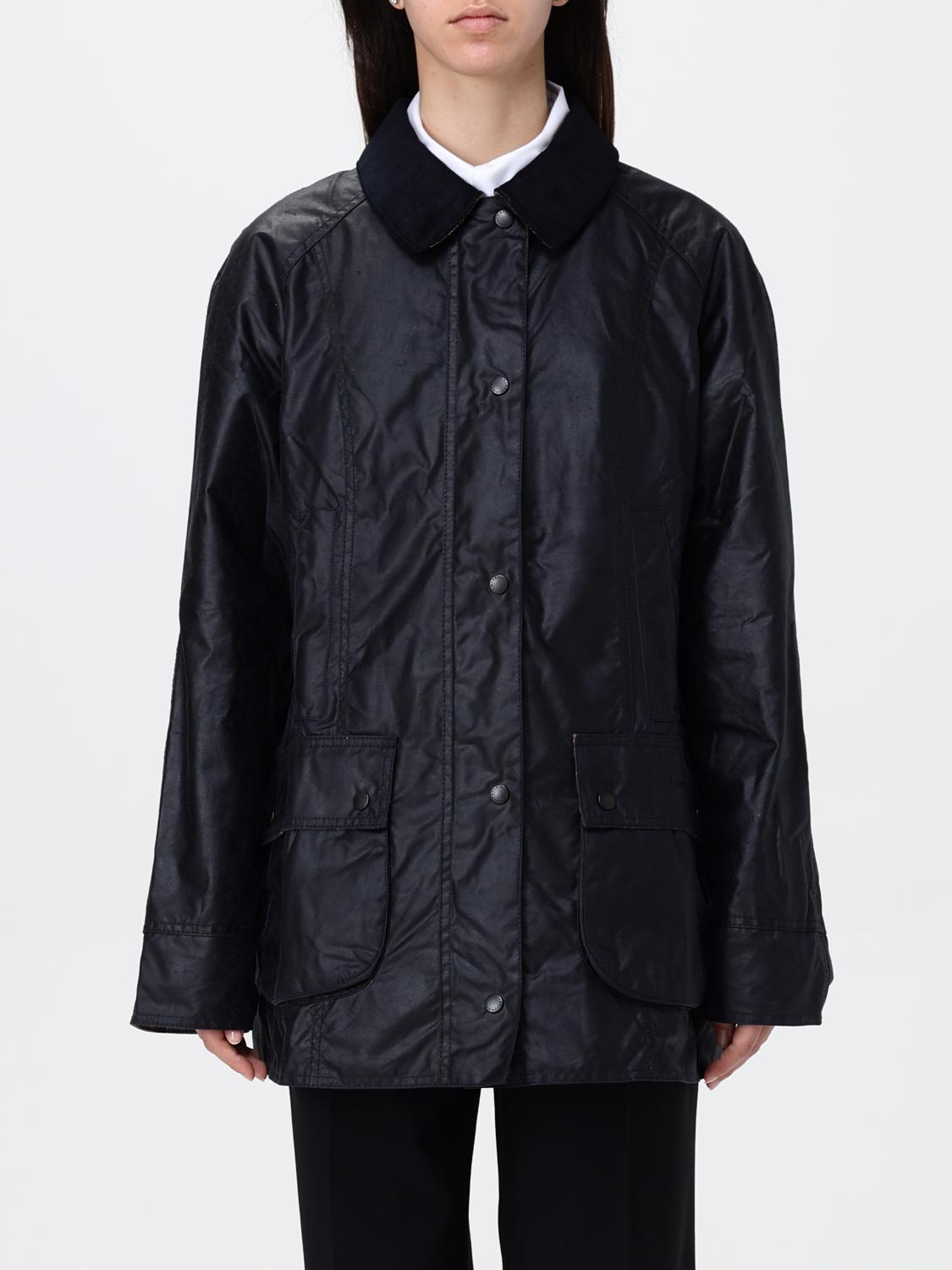 Barbour Beadnell Lightweight Waxed Cotton Jacket In Blue Navy