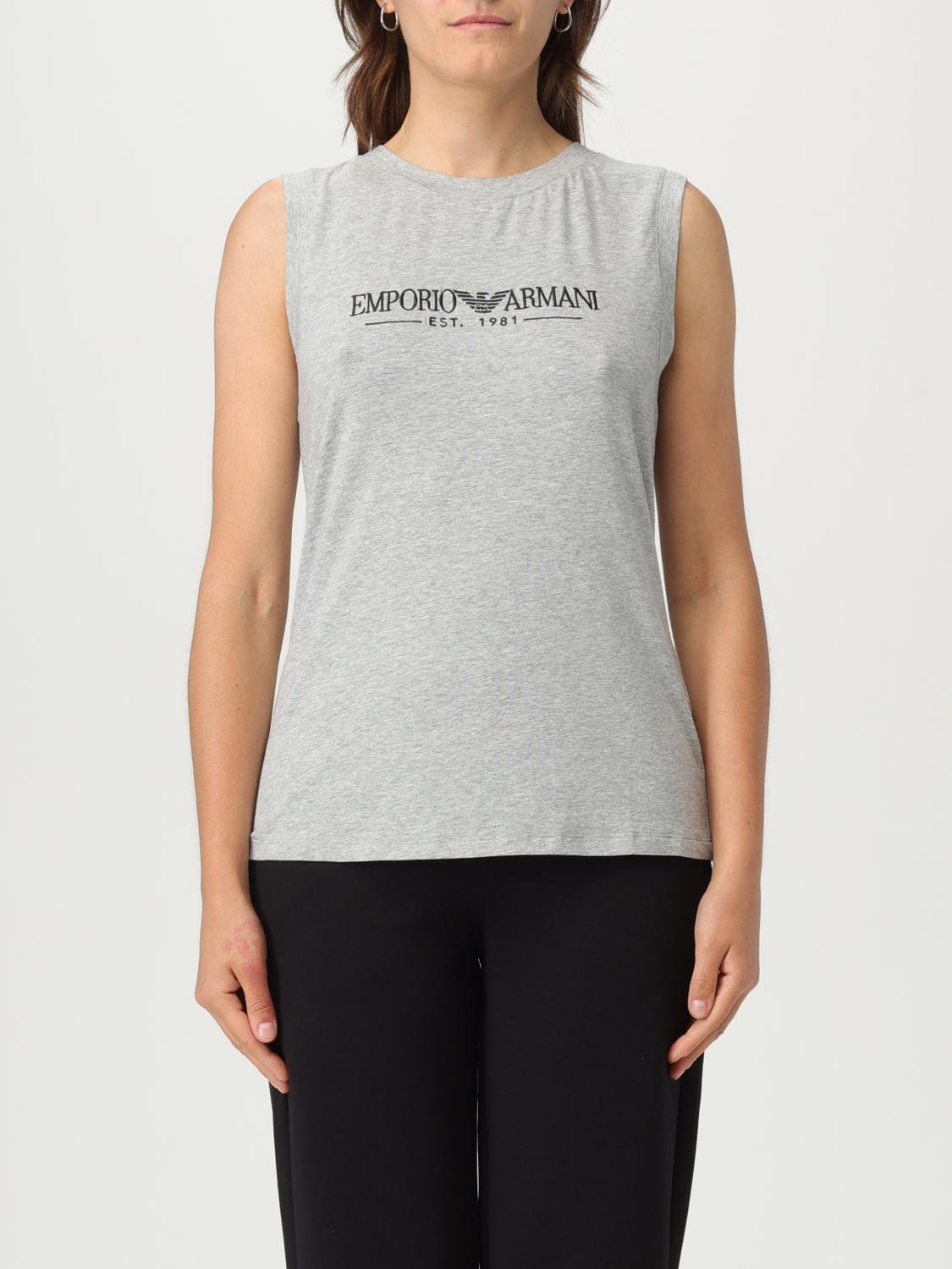 Emporio Armani Top Woman Color Grey