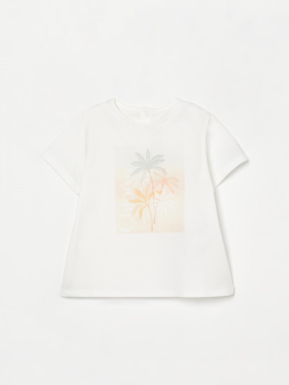 Chloé T-shirt Kids Color White In White
