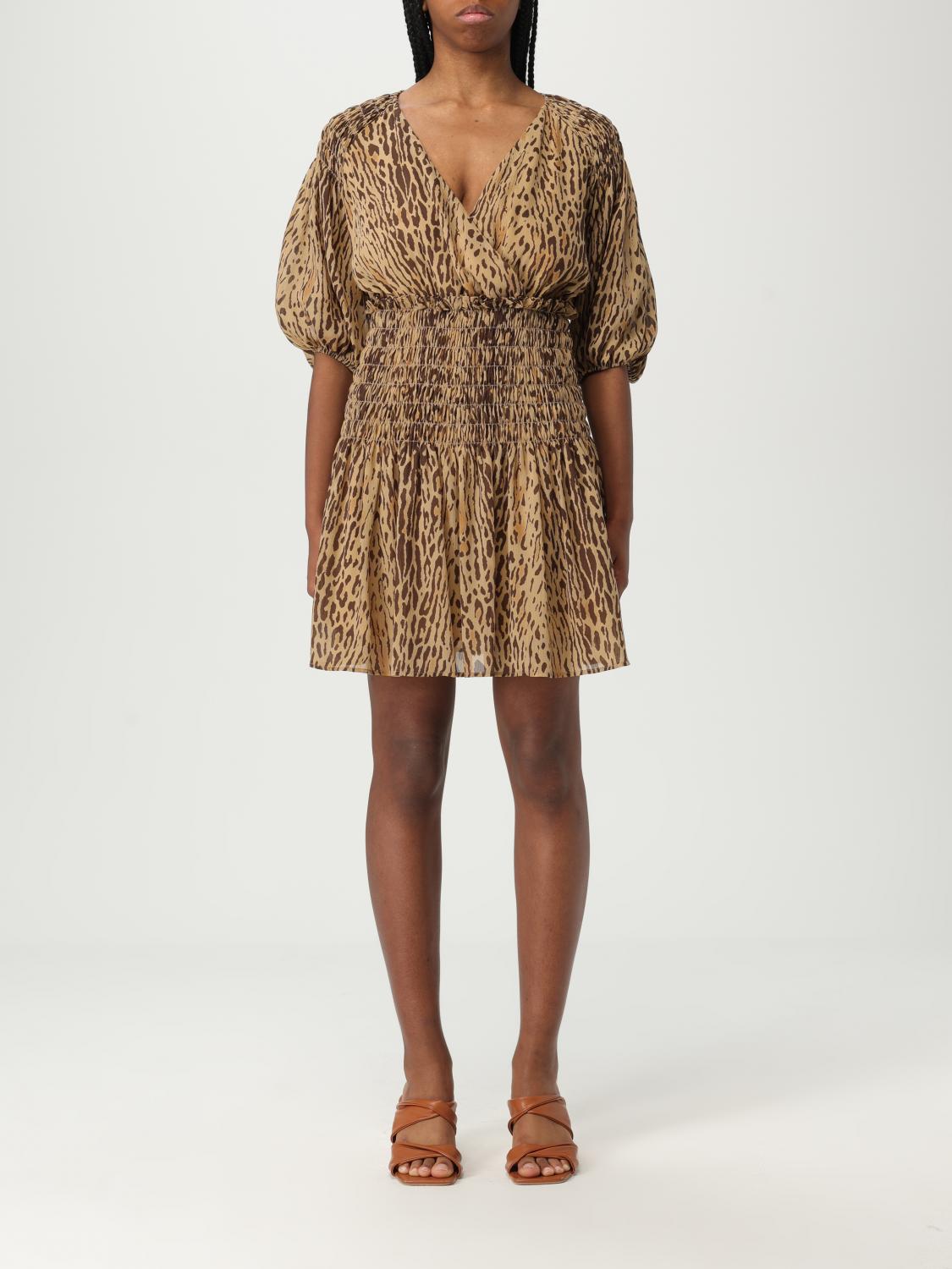 Liu •jo Liu Jo Animalier V-neck Mini Dress