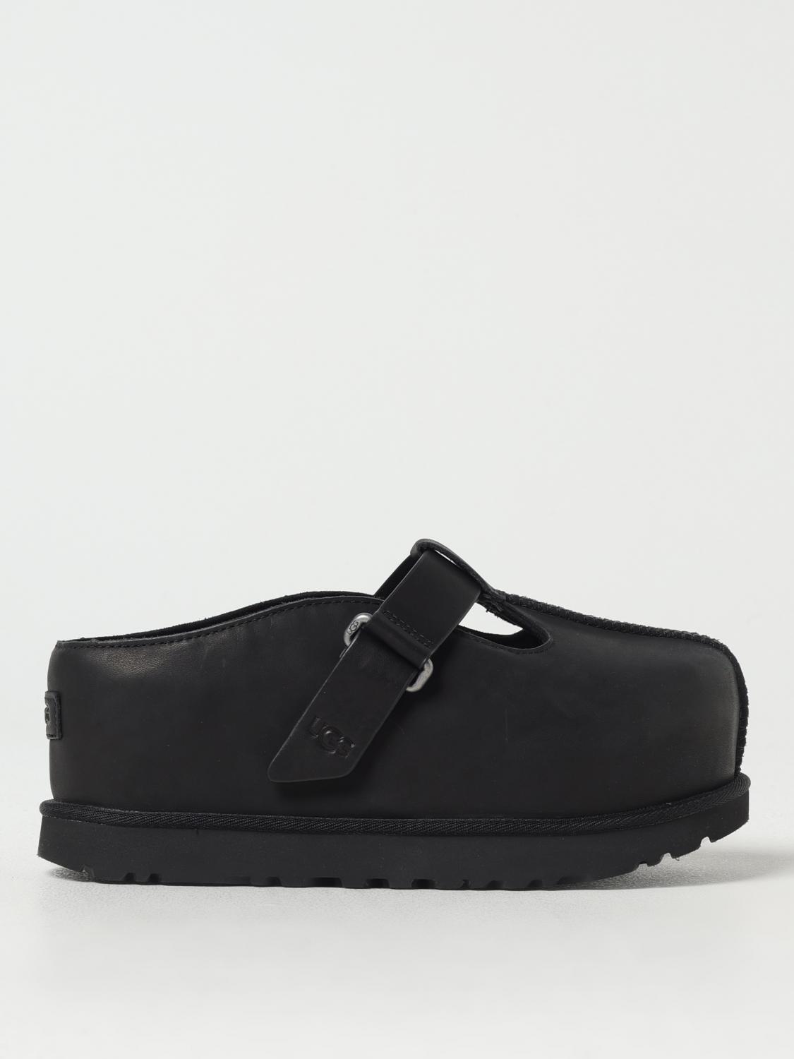 Ugg Goldenstar Hi Mules In Black In Black
