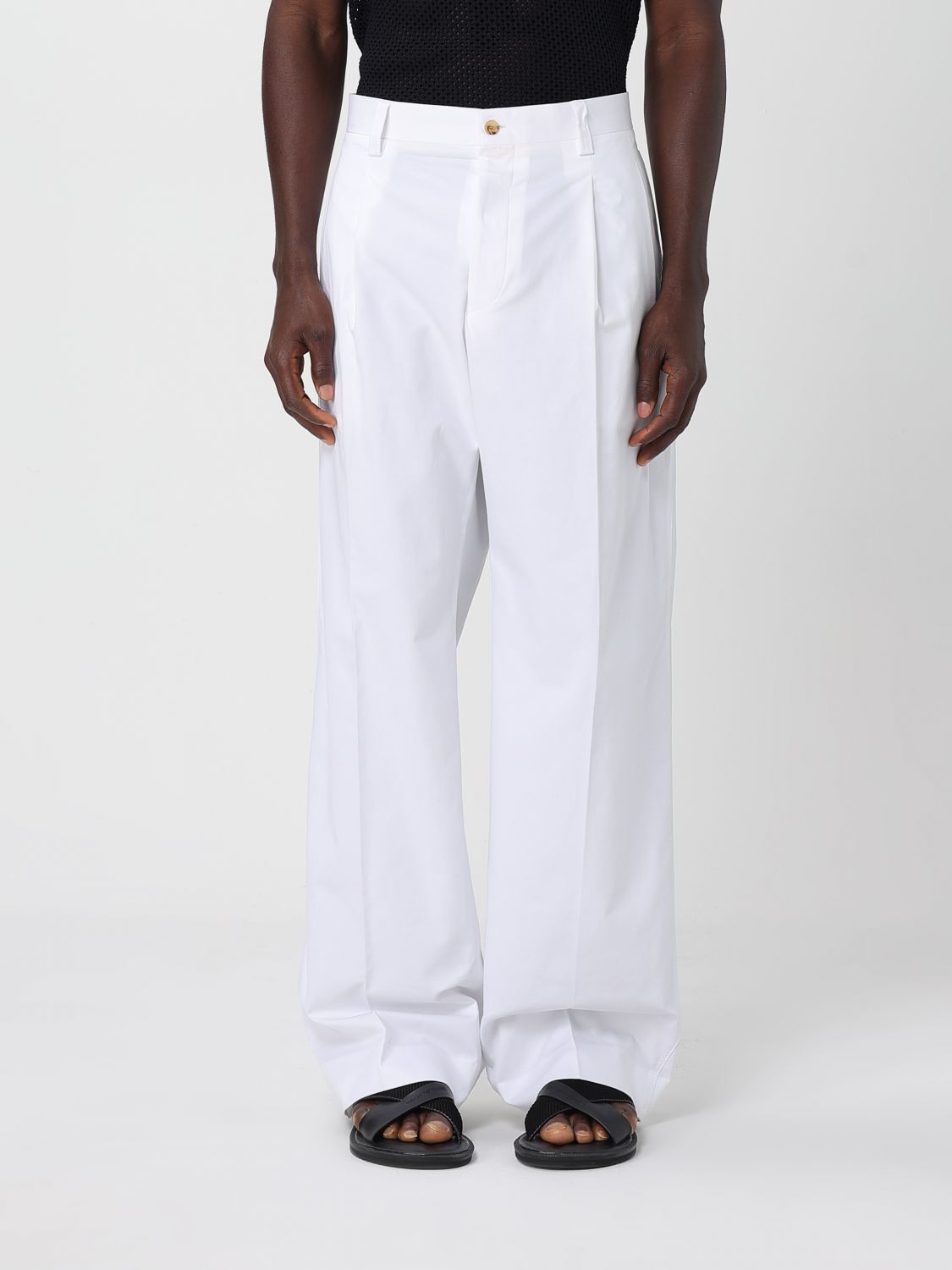 LANEUS PANTS LANEUS MEN COLOR WHITE G80704001