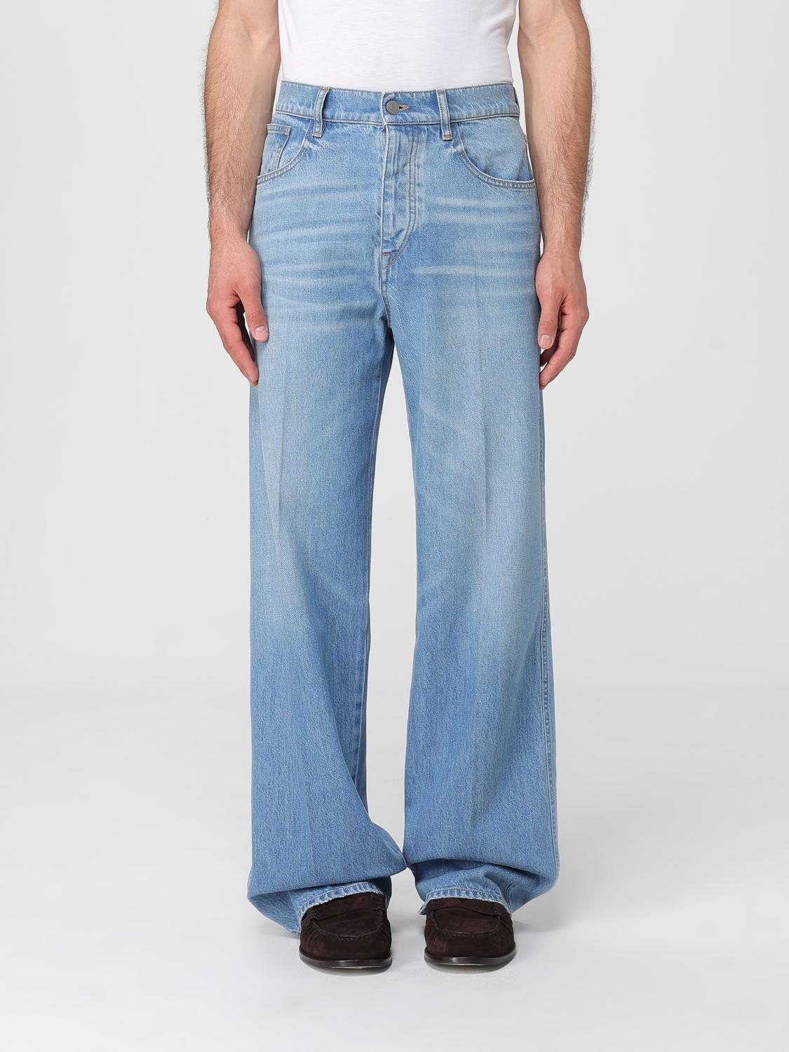 Laneus Man Blue Jeans In Blue