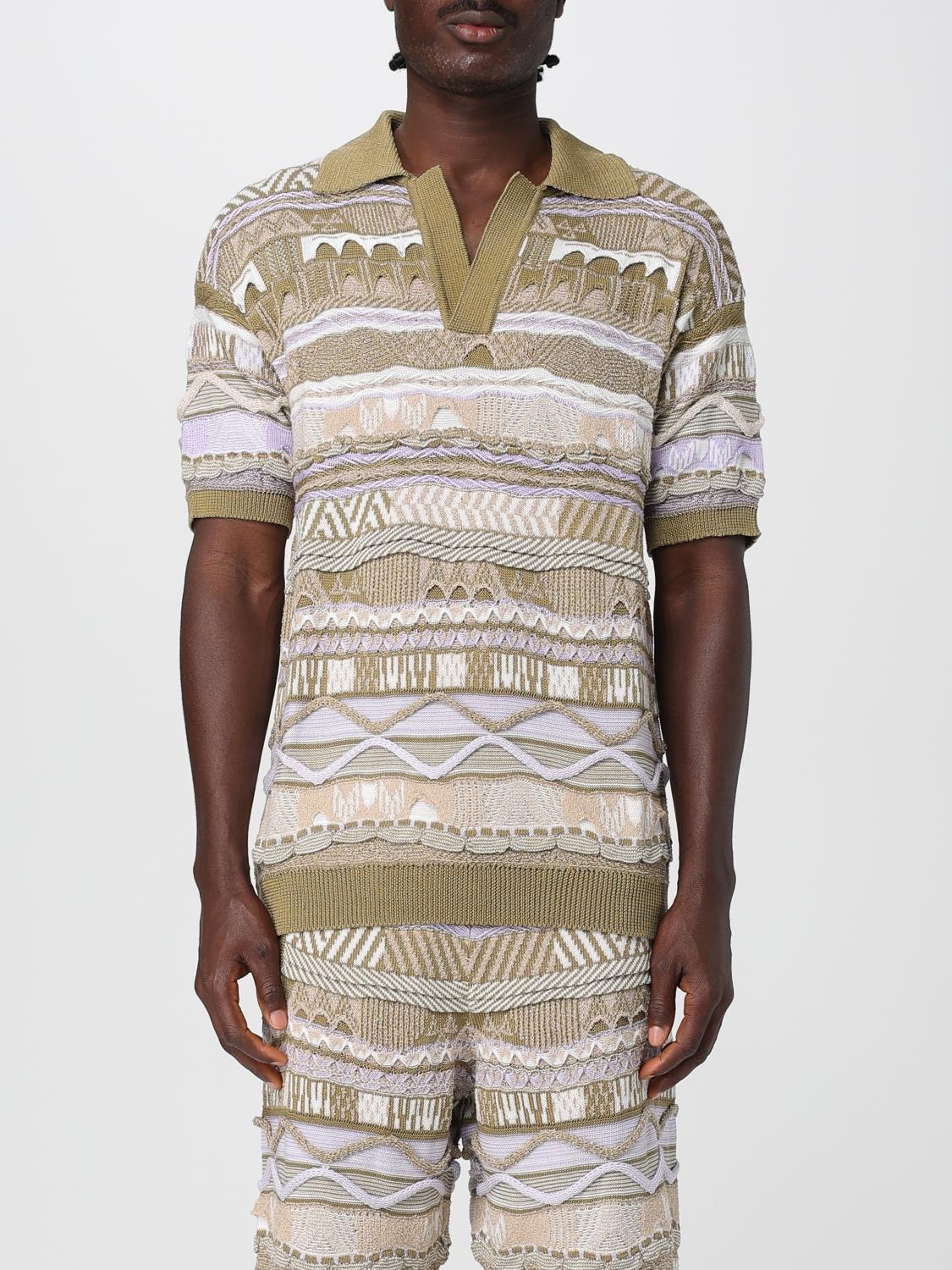 Laneus Polo A Maglia Irregolare In Multi