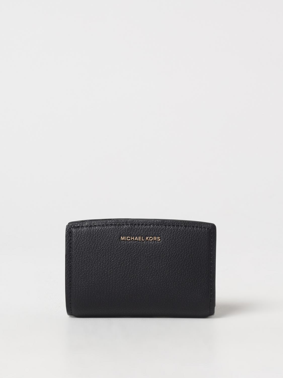 Michael Kors Wallet Woman Color Black In Black