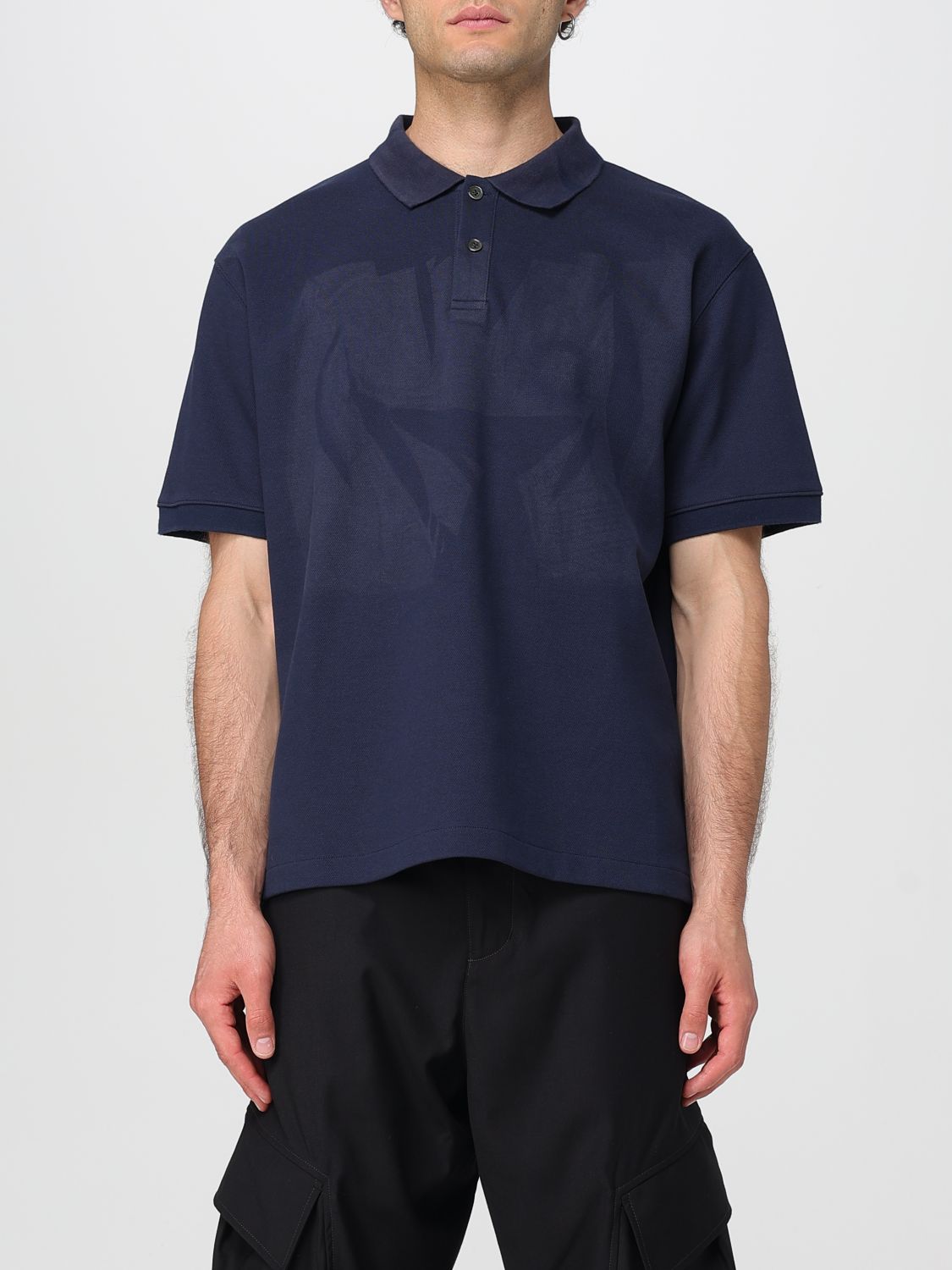 Jiyongkim Polo Shirt Men Color Blue