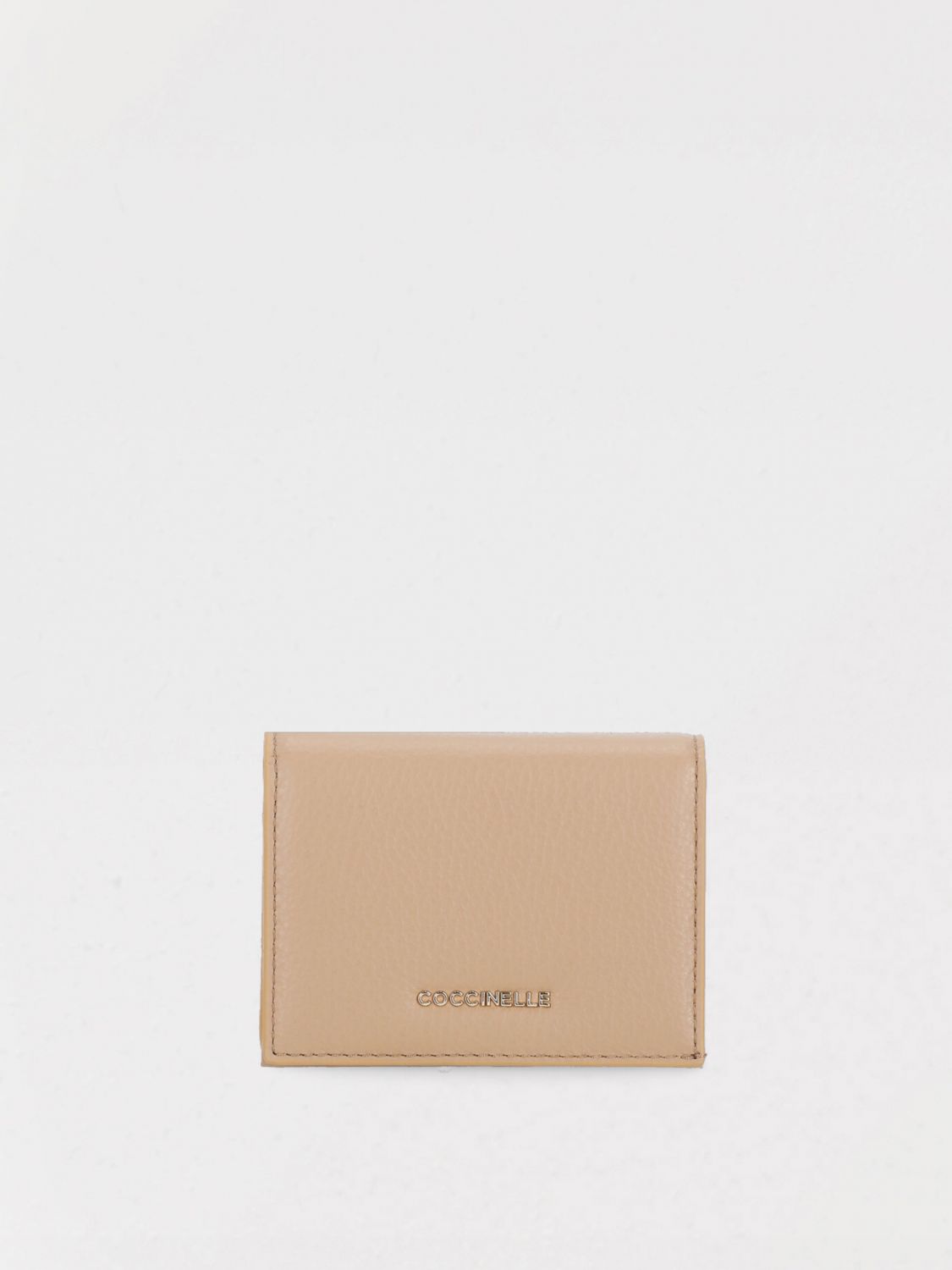 Coccinelle Metallic Soft Wallet In Pink