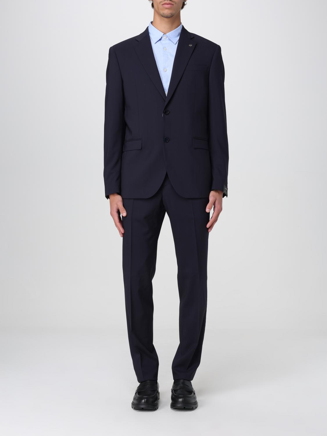 Manuel Ritz Suit Men Color Blue In Blue