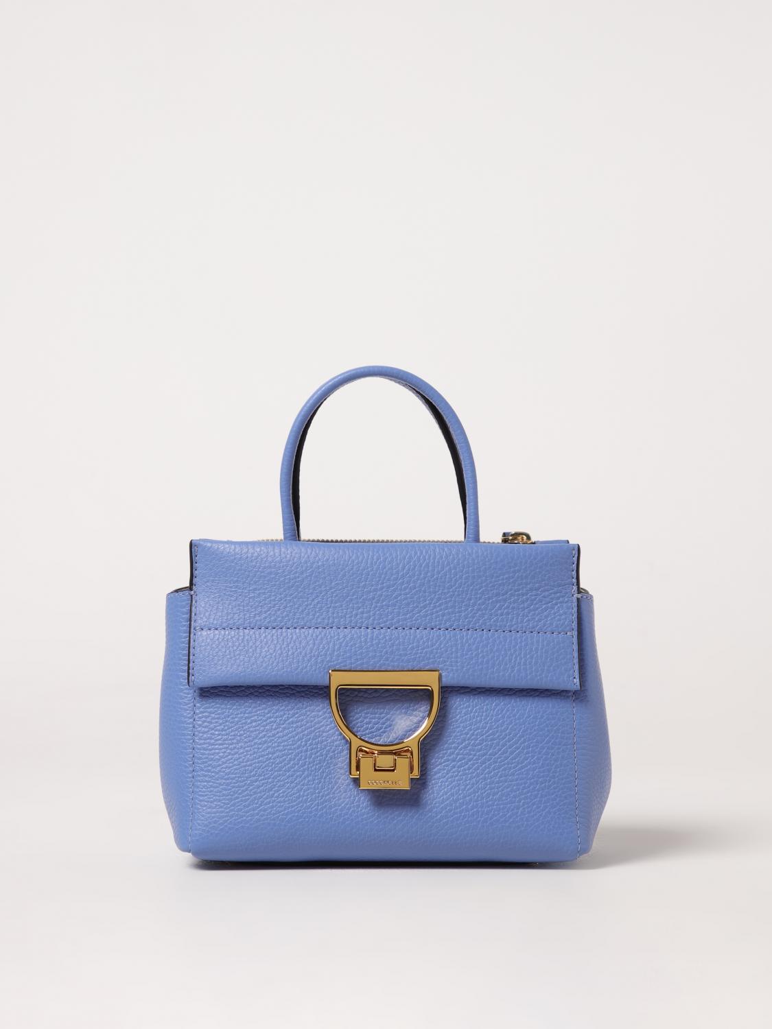COCCINELLE HANDBAG COCCINELLE WOMAN COLOR GNAWED BLUE G80811011
