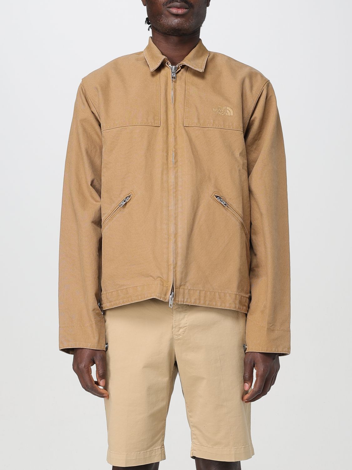The North Face Cedar Canvas Work Jacket In Braun