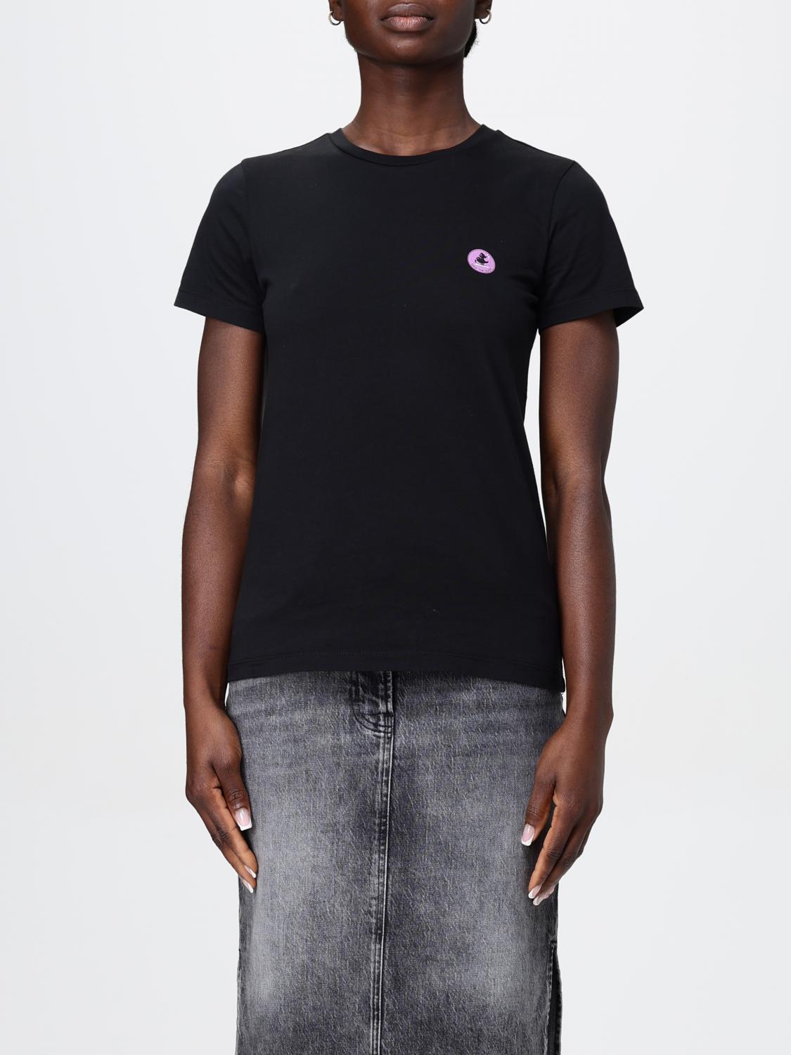 Save The Duck T-shirt Woman Color Black In Black
