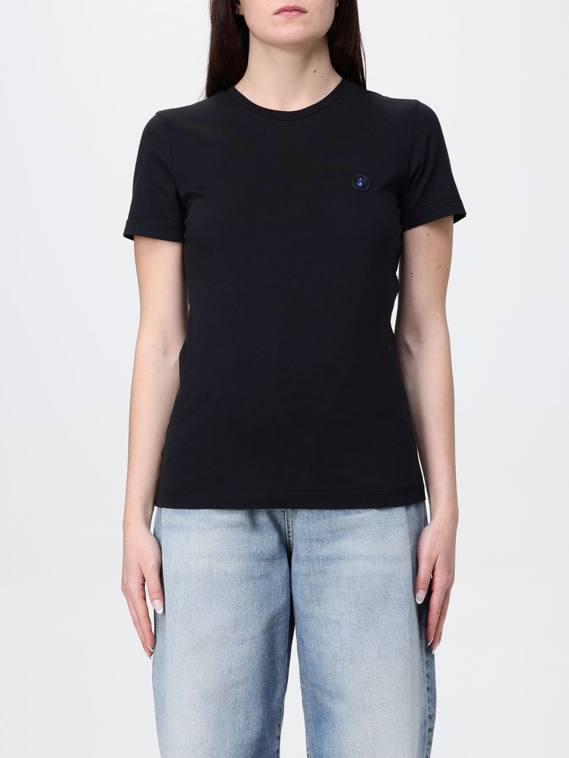Save The Duck T-shirt Woman Color Black In Black