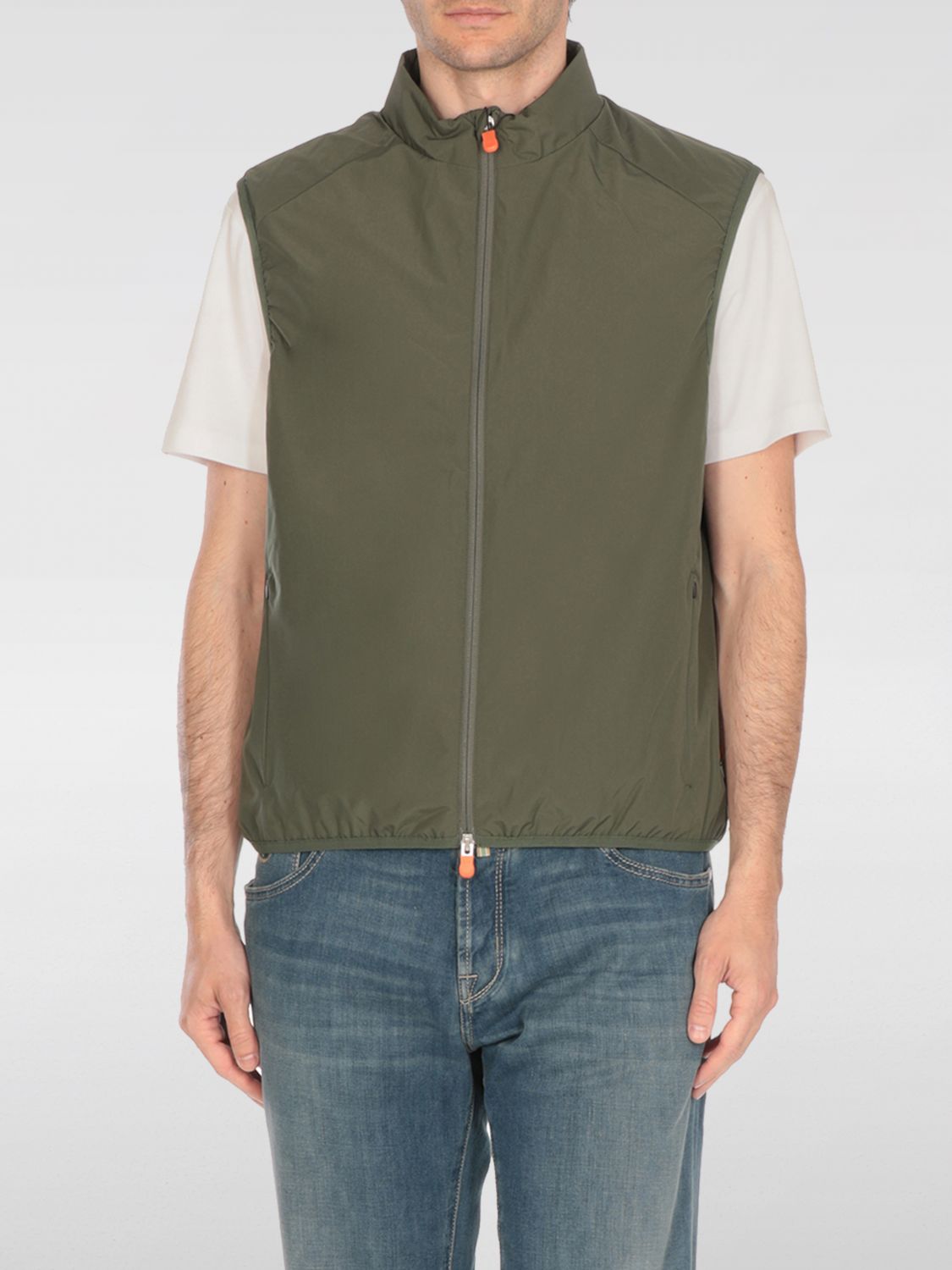 Save The Duck Suit Vest Men Color Green