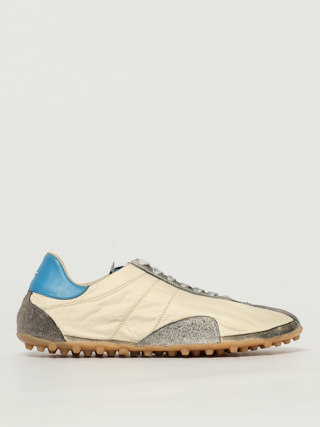 Maison Margiela Sprinters Low Top Sneakers With Dirty Effect
