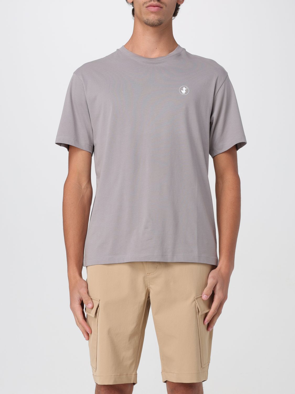 Save The Duck T-shirt Men Color Grey In Grey