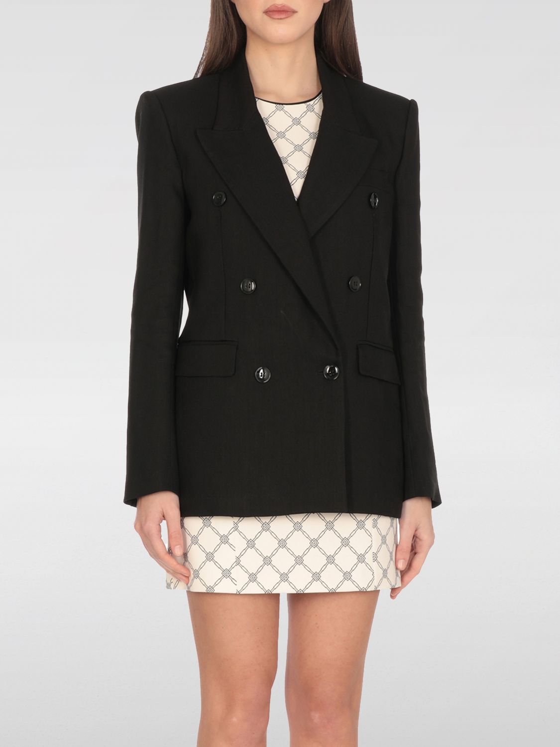 Elisabetta Franchi Blazer Woman Color Black In Black
