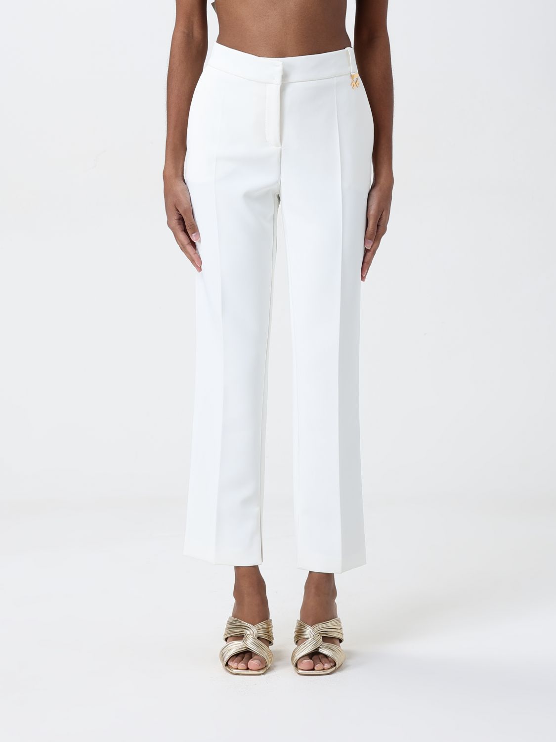 Elisabetta Franchi Pants Woman Color White | ModeSens