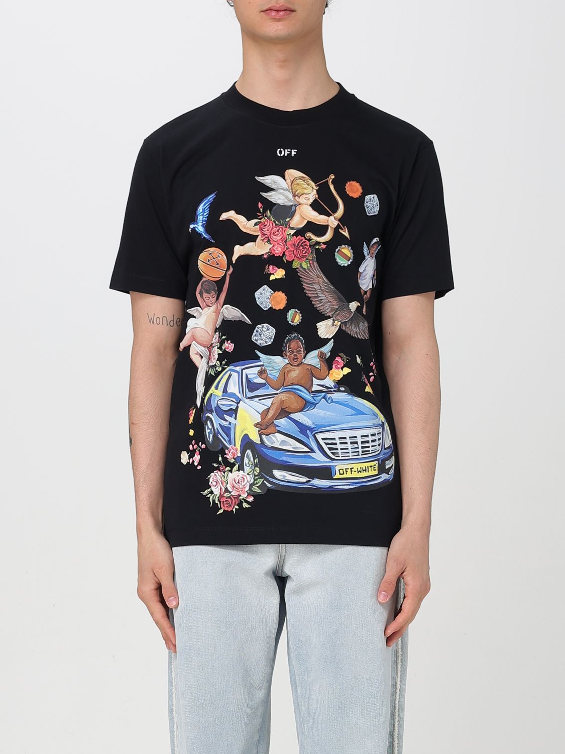 Off-white T-shirt  Men Color Black
