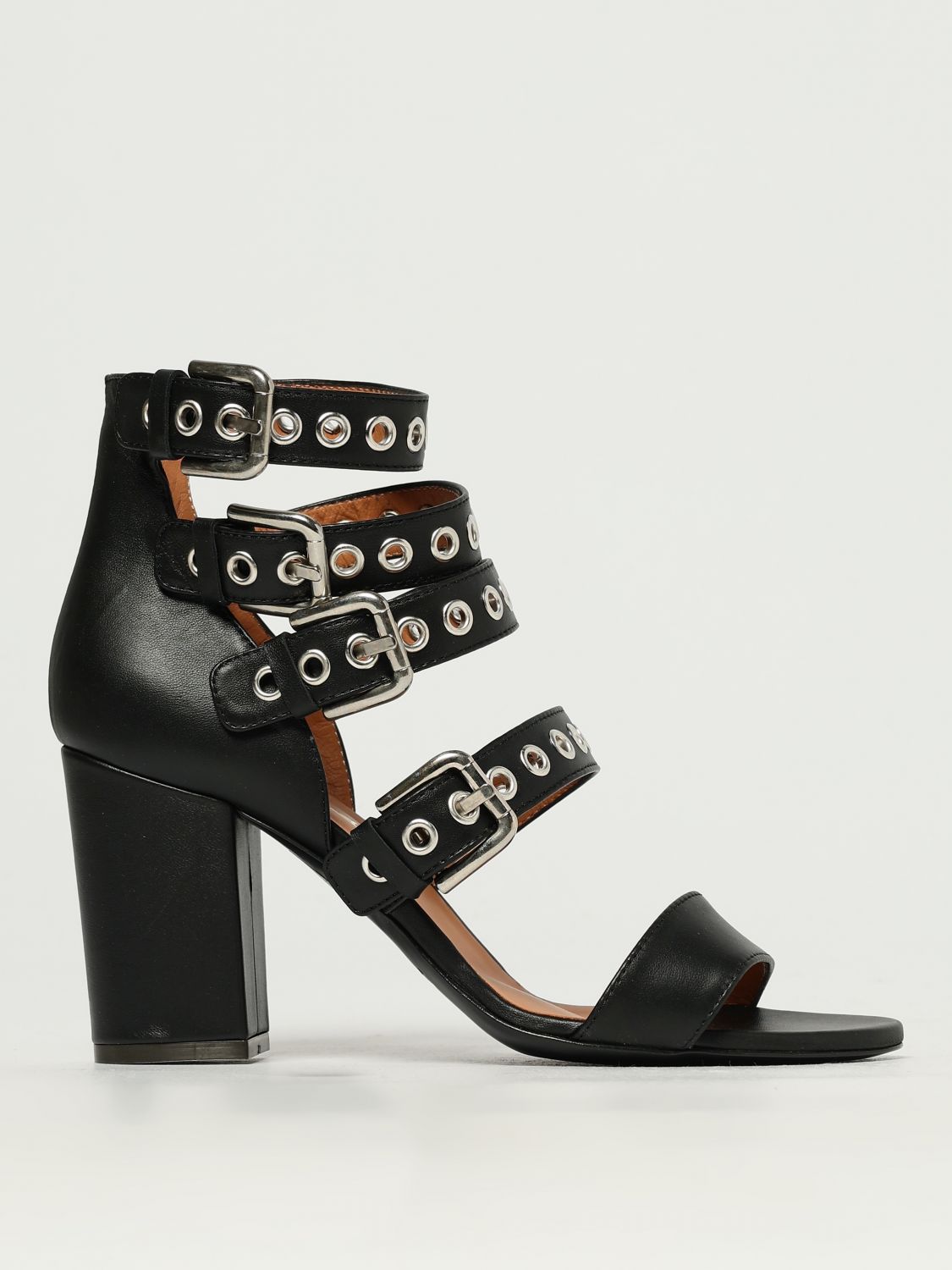 Via Roma 15 Heeled Sandals Woman Color Black