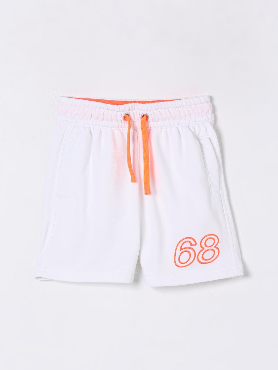 Sun 68 Shorts Sun68 Kids Color Yellow Cream In Yellow Cream