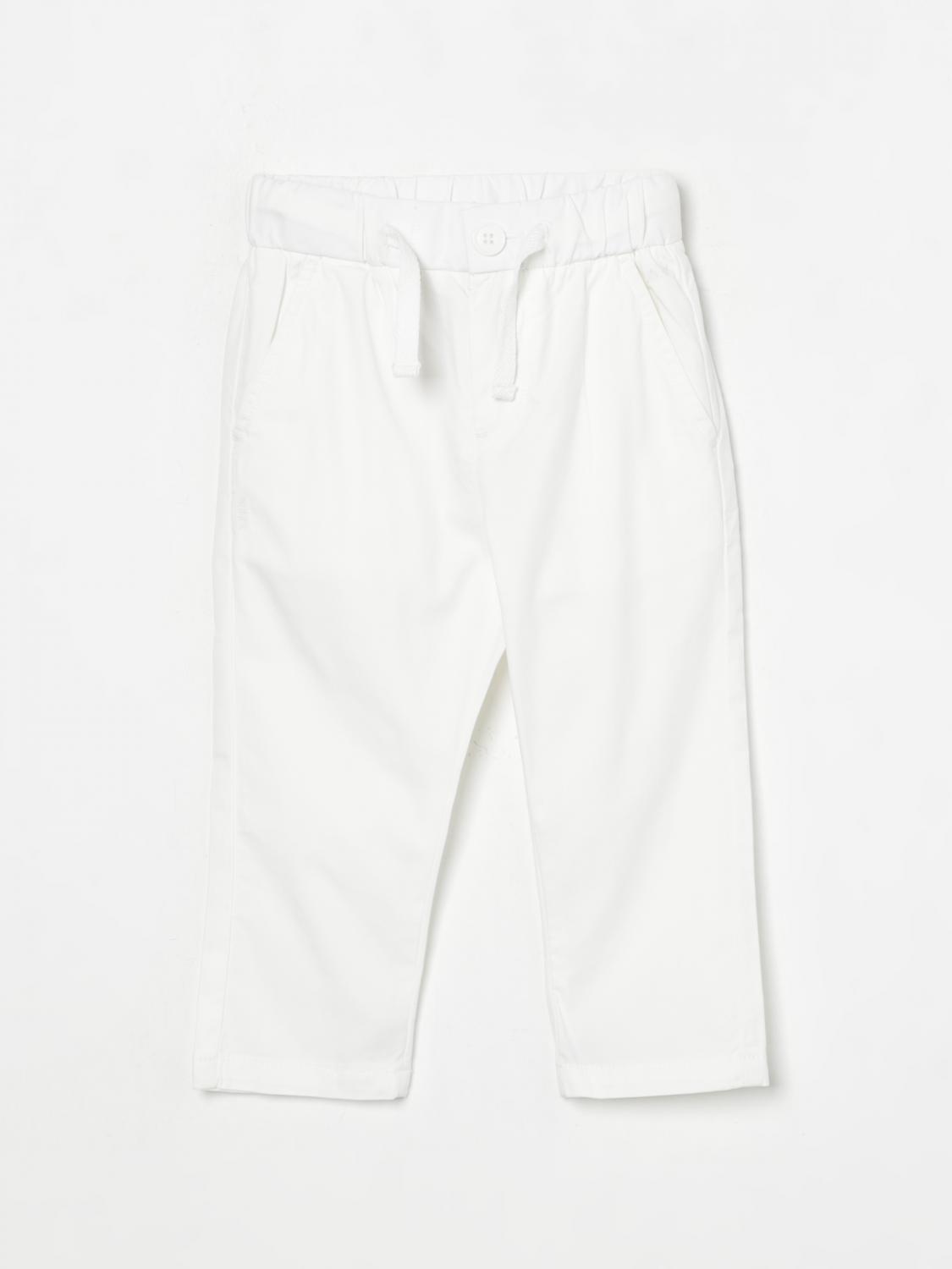 Sun 68 Pants Sun68 Kids Color Yellow Cream In Yellow Cream
