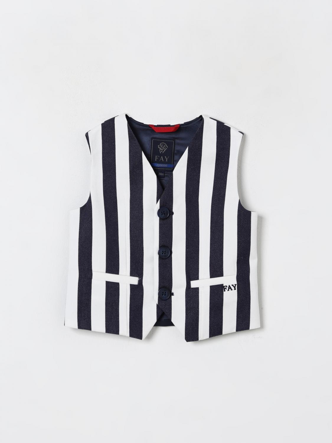 Fay Junior Vestcoat  Kids Color White In White