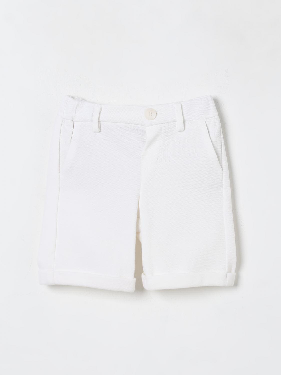 Fay Junior Shorts Kids Color White In White