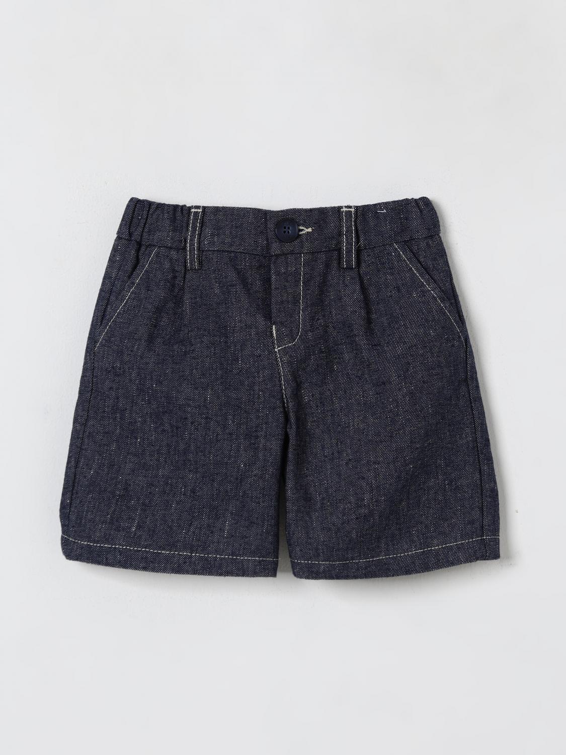 Fay Junior Shorts Kids Color Denim In Denim