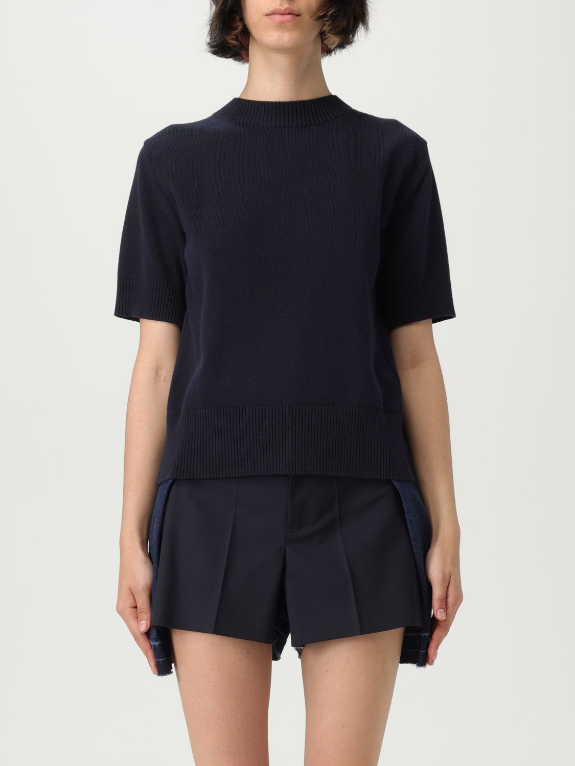 SACAI SWEATER SACAI WOMAN COLOR BLUE G81203009